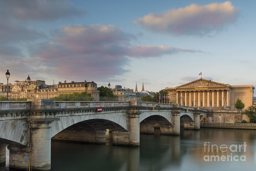 Dawn over Paris Photograph by Brian Jannsen