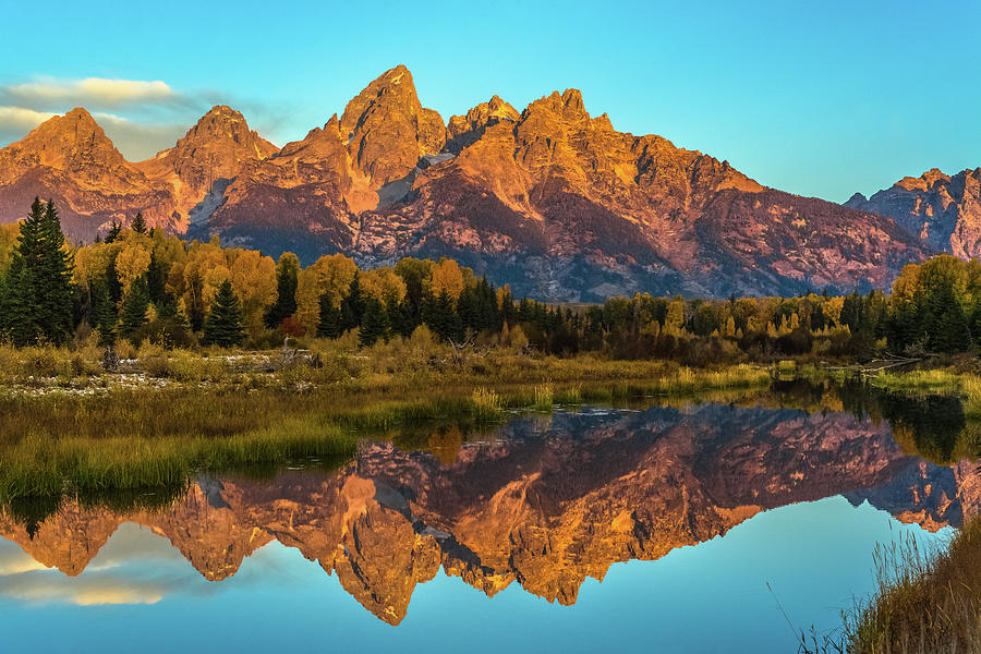 Dawn Over The Tetons Photograph by Yeates Photography