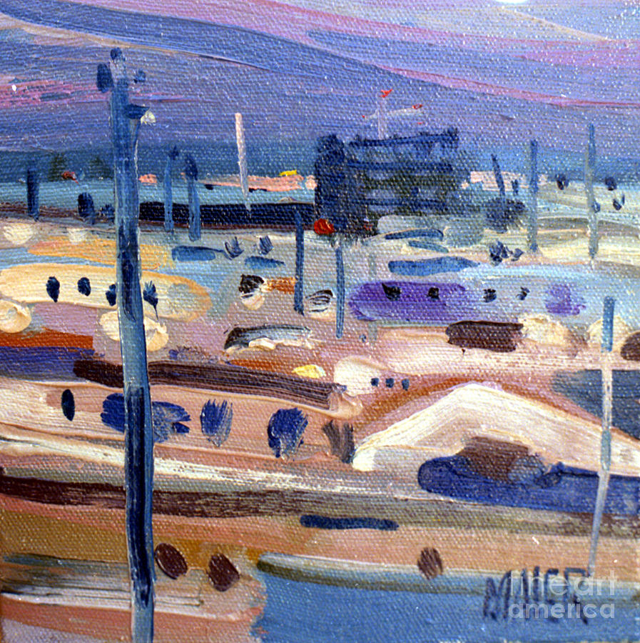 Dawn Overlooking the El Camino Real Painting by Donald Maier