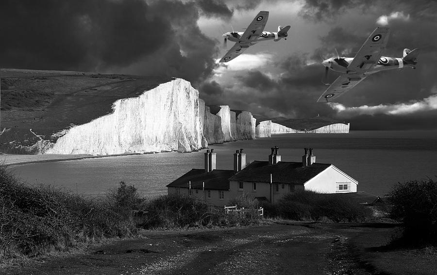 Spitfire Photograph - Dawn Patrol by Kris Dutson