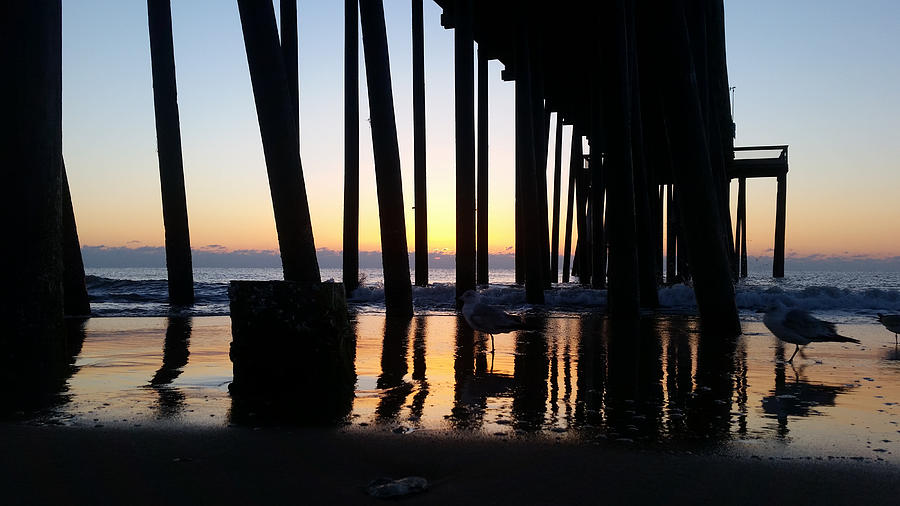 Dawn Under The Pier Photograph