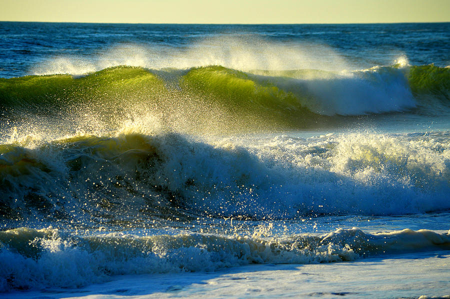 Nature Photograph - Dawning Seas by Dianne Cowen Cape Cod Photography