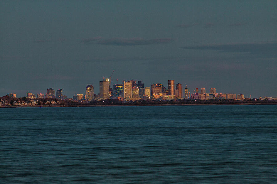 Dawns Early Light Illuminates Boston Massachusetts Photograph by Brian MacLean