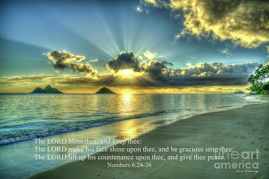 Dawns Early Light Lanikai Beach Sunrise Hawaii Collection Scripture Art