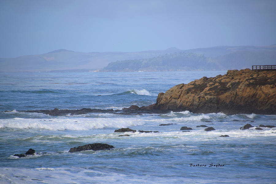 Dawns Early Light Moonstone Beach Cambria Photograph by Barbara Snyder