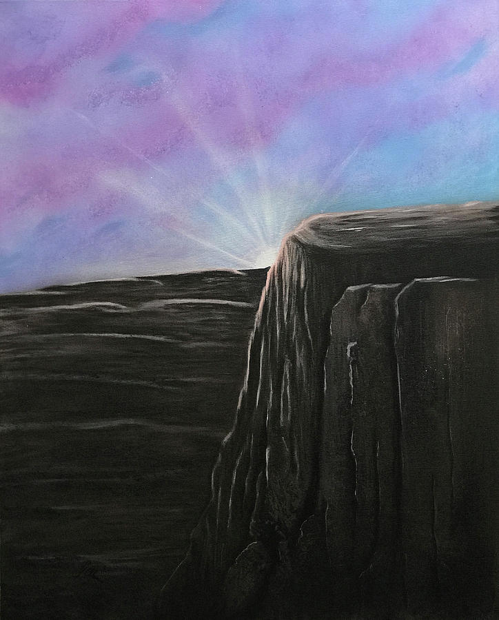 Landscape Painting - Dawns Light Canyon by Jennifer Chlarson