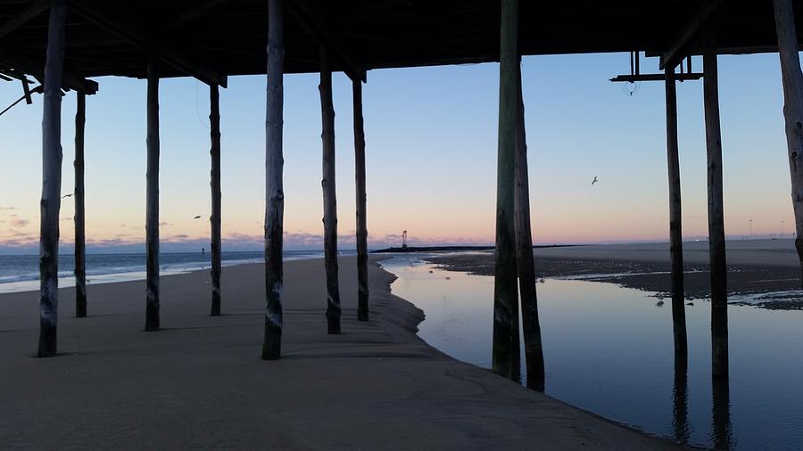 Dawns Light Through The Pier Photograph by Robert Banach