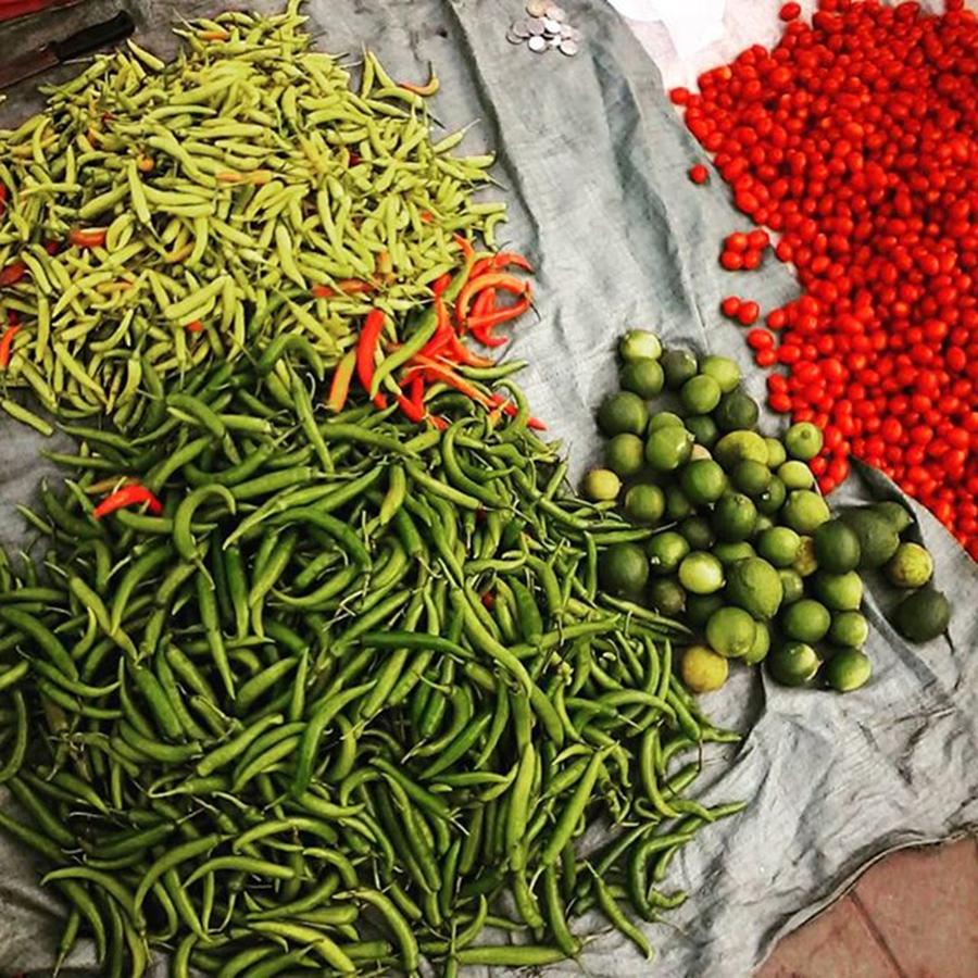 Instagram Photograph - Day 16 Hot Peppers, Limes And Tomatoes by WitchKing Photo