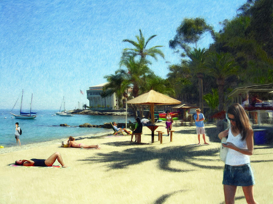 Day at the Beach Digital Art by Snake Jagger