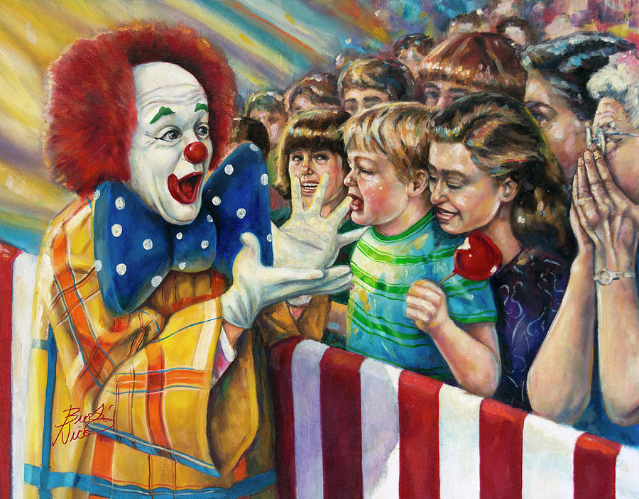 Day At The Circus Painting By Brock Nicol