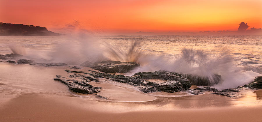 Ocean Photograph - Day Break by Racheal Christian