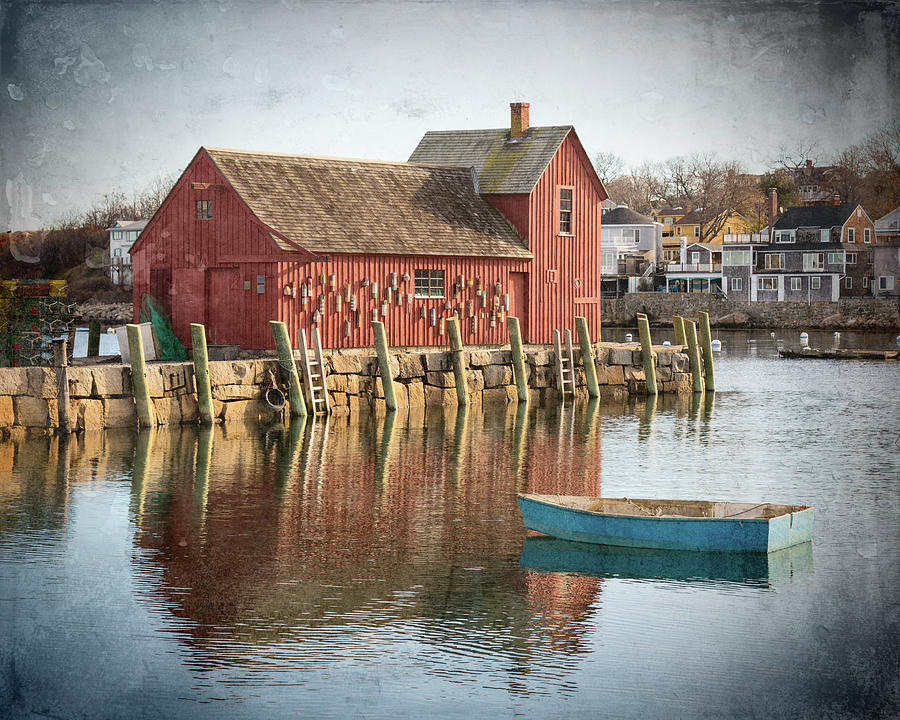 Boat Photograph - Day Breaks in Rockport - #1 by Stephen Stookey