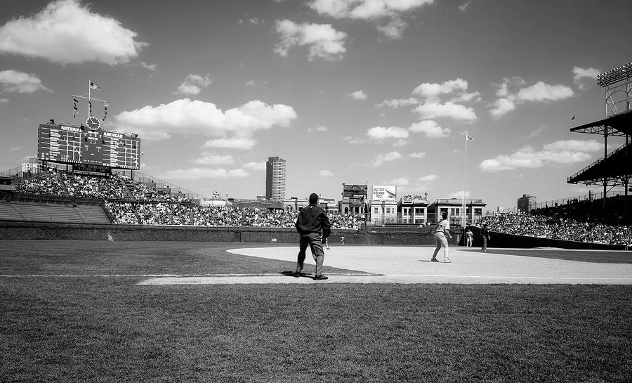 Day Game at Wrigley 1990s Photograph by Mountain Dreams