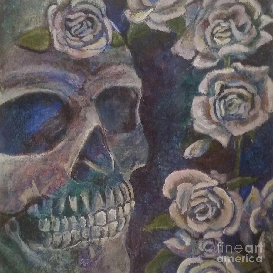 Day of the Dead Painting by Lori Moon - Fine Art America