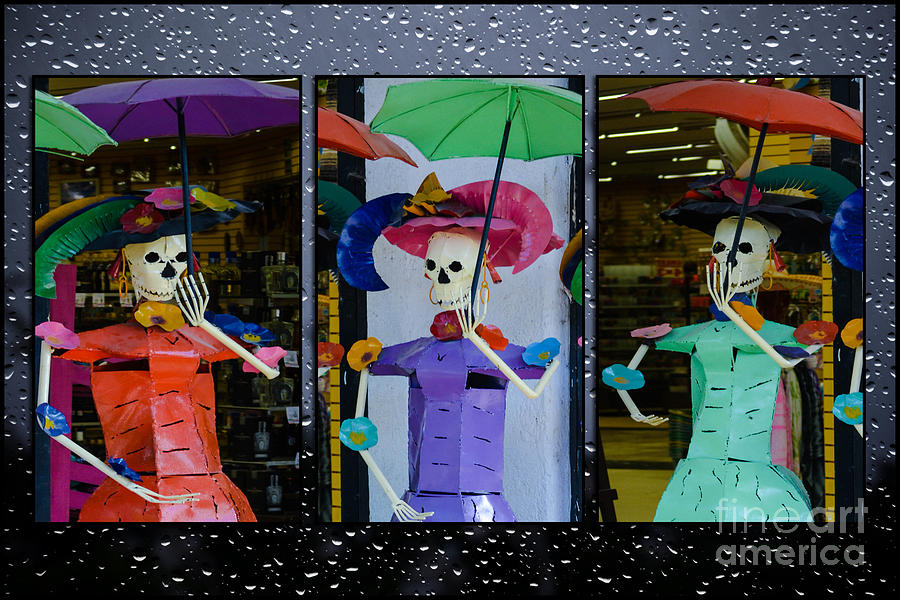 Halloween Photograph - Day Of The Dead Shopping by Gary Keesler