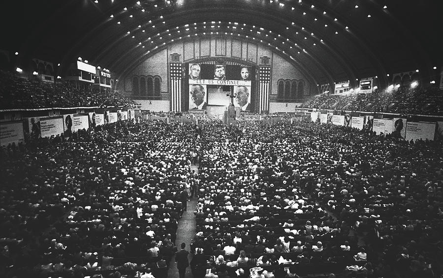 Day One At The Democratic National Convention 1964 Photograph by Mountain Dreams