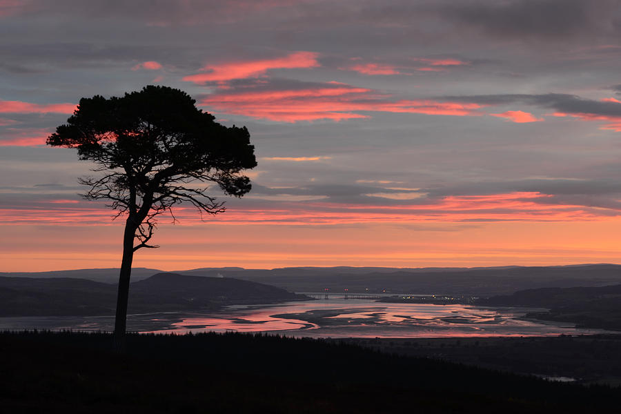 Daybreak Above the Beauly Firth and Inverness Photograph by Gavin MacRae