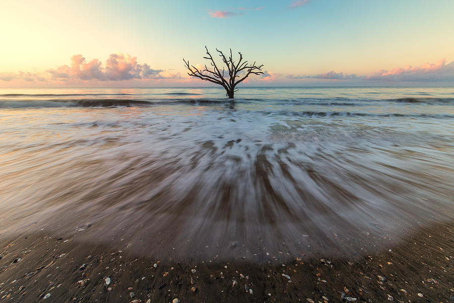 Daybreak at Botany Bay beach Photograph by Stefan Mazzola