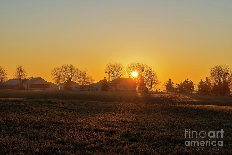Daybreak Indiana Photograph by David Arment
