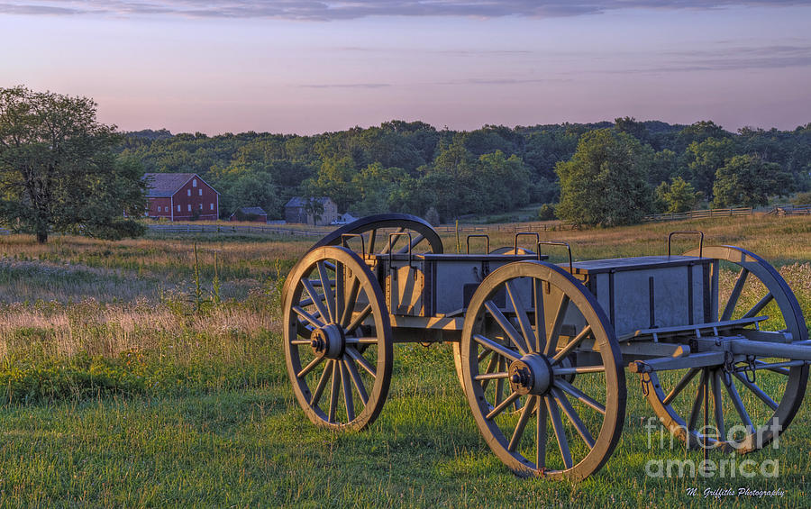 Abraham Lincoln Photograph - Daybreak on Cemetery Ridge by Michael Griffiths