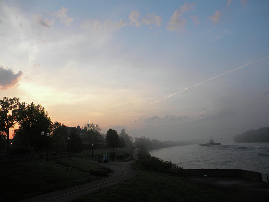 Daybreak on the Ohio  Photograph by Matthew Seufer