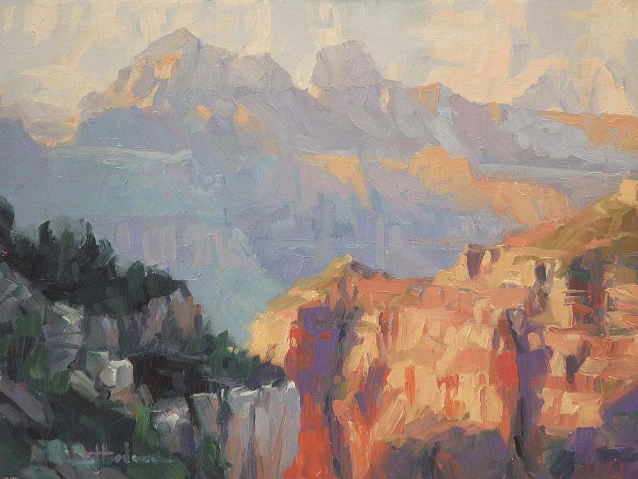 Grand Canyon National Park Painting - Daybreak by Steve Henderson