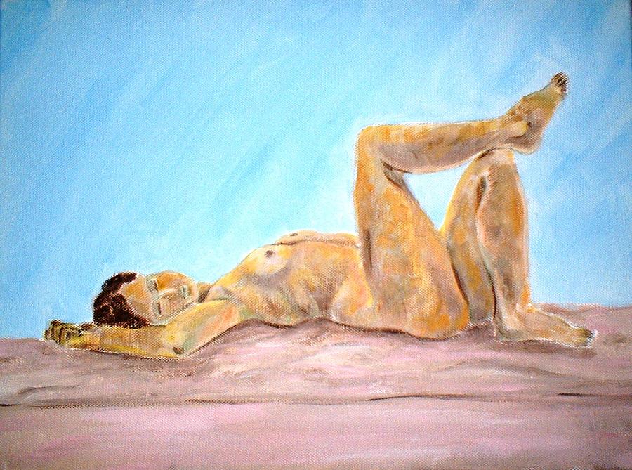 Act Painting - Daydream by Nyna Niny