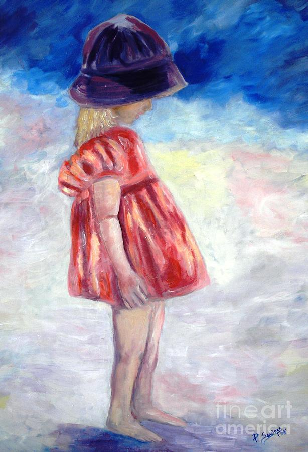 Beach Painting - Daydreamer by Pamela  Squires