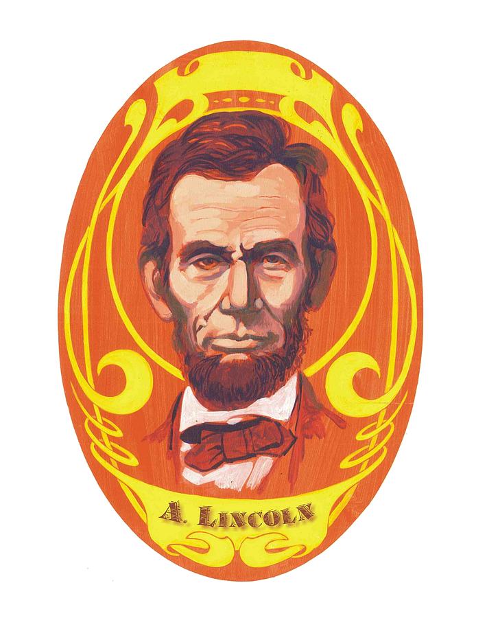 Abraham Lincoln Painting - Dayglow Lincoln by Harry West