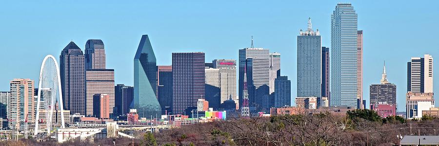 Daylight Pano of Dallas Photograph by Frozen in Time Fine Art Photography