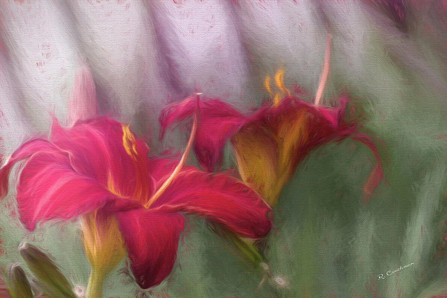 Daylily Red Photograph by Renette Coachman