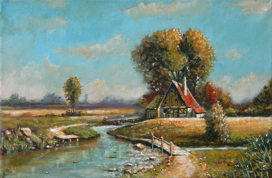 Days Gone By Painting by Arie Van der Wijst
