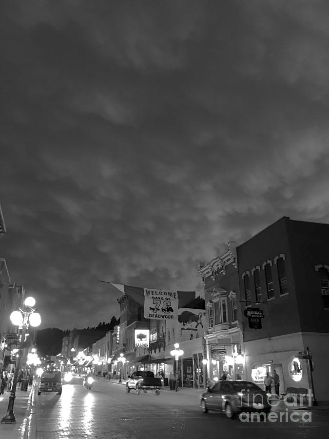 Days of 76 DeadWood B/W Photograph by Josh Alecci