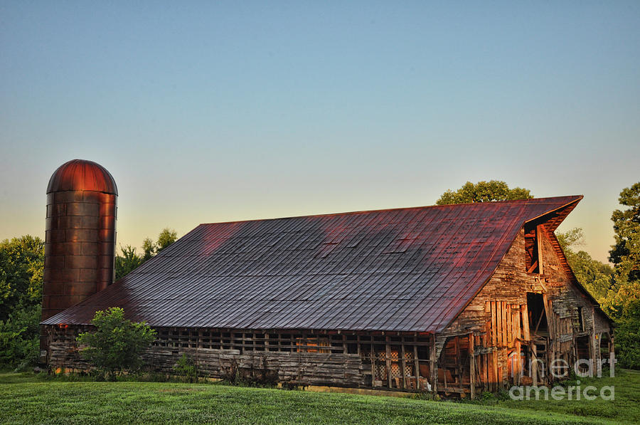 Days of Thunder Barn Photograph by Randy Rogers