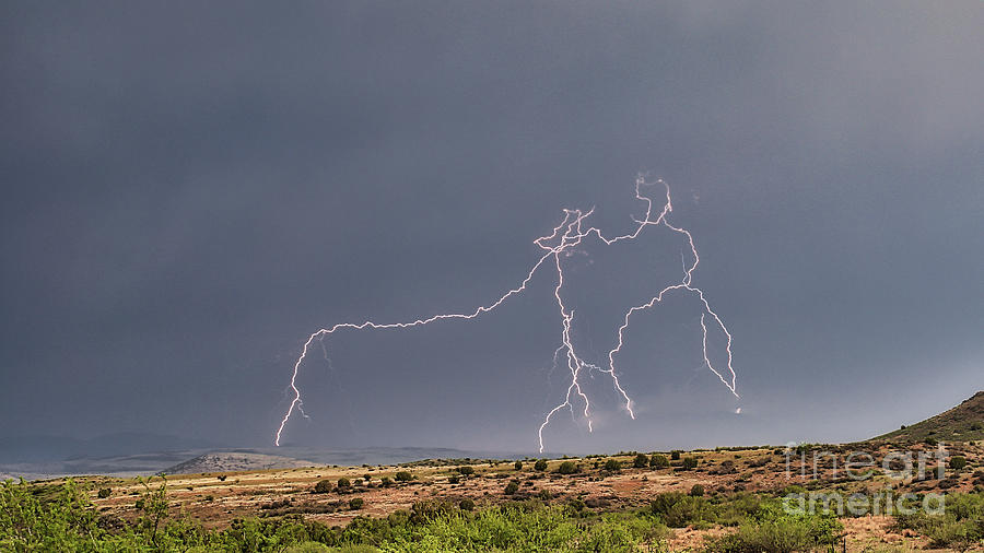 Daytime Lightning Photograph by Mark Jackson