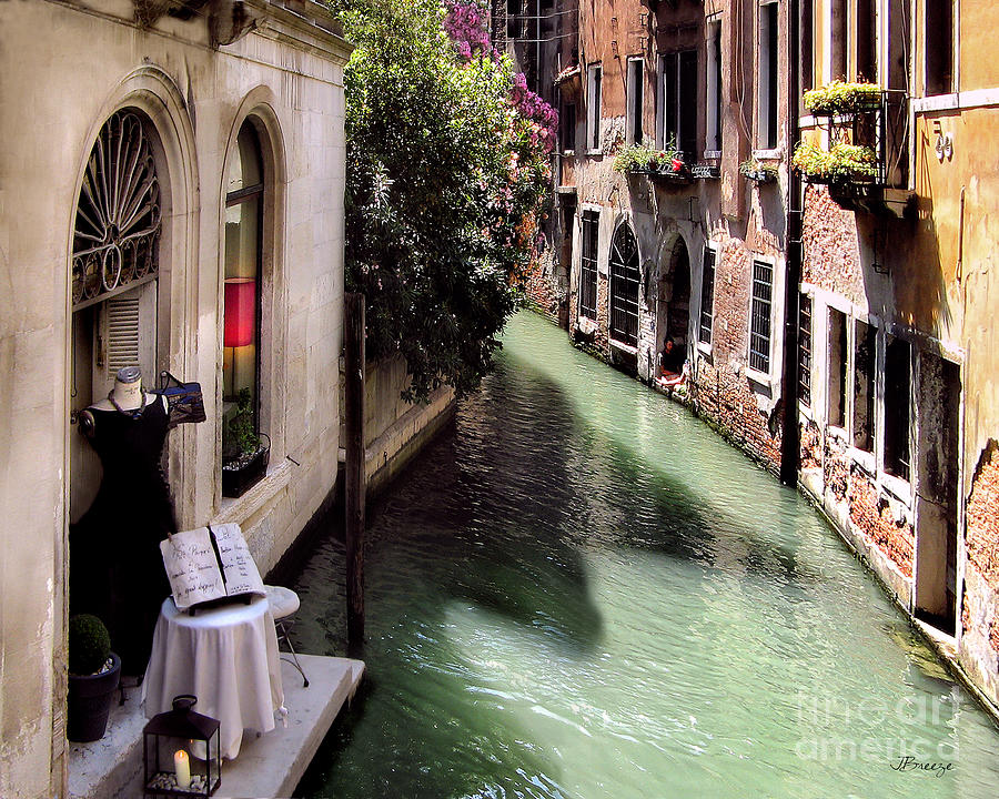 Daytime Romance.Venice  Photograph by Jennie Breeze