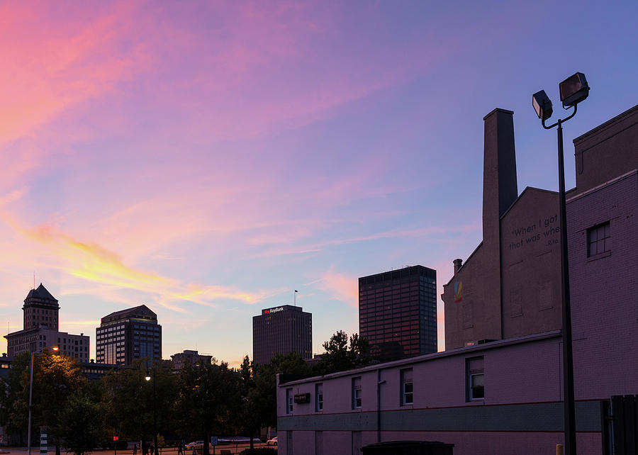 Dayton Sunset  Photograph by Tim Fitzwater