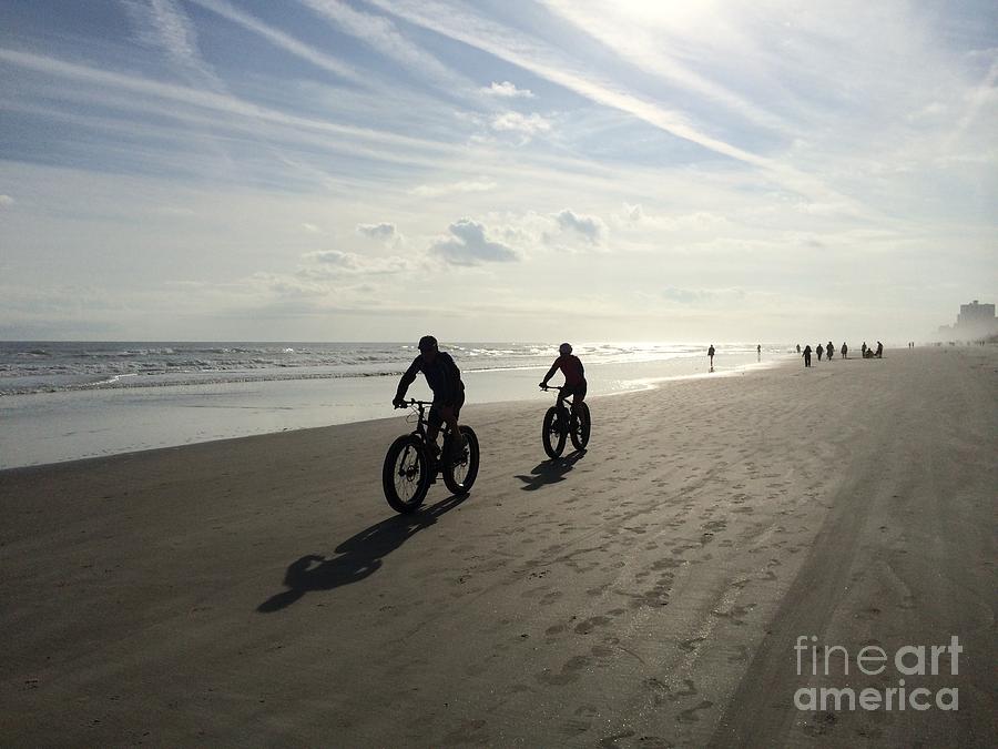 Daytona Beach Bikers Photograph by Audrey Peaty