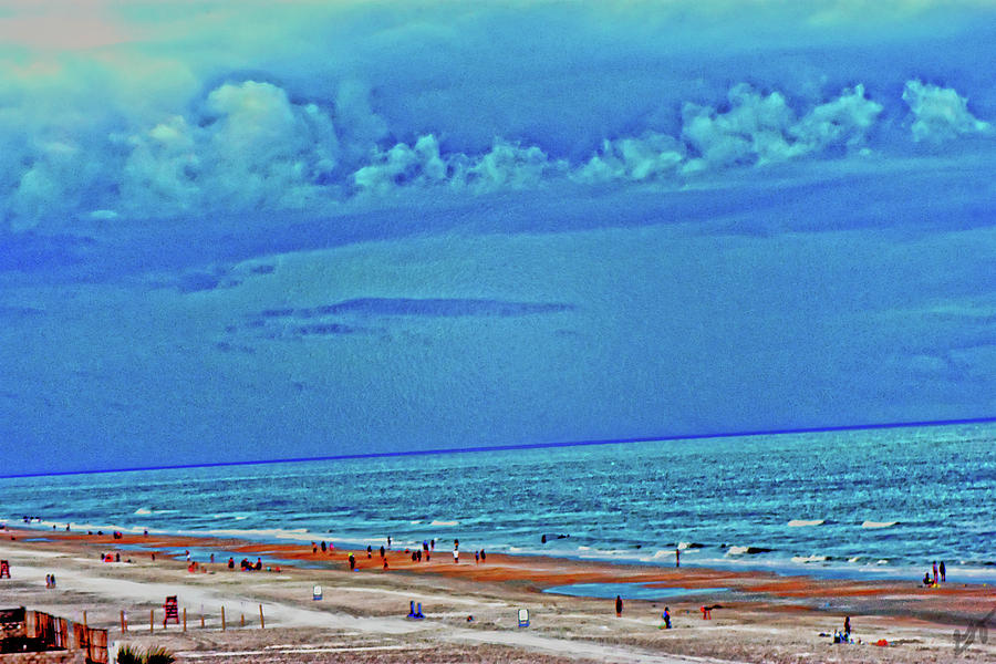 Daytona Beach Rain Clouds Photograph