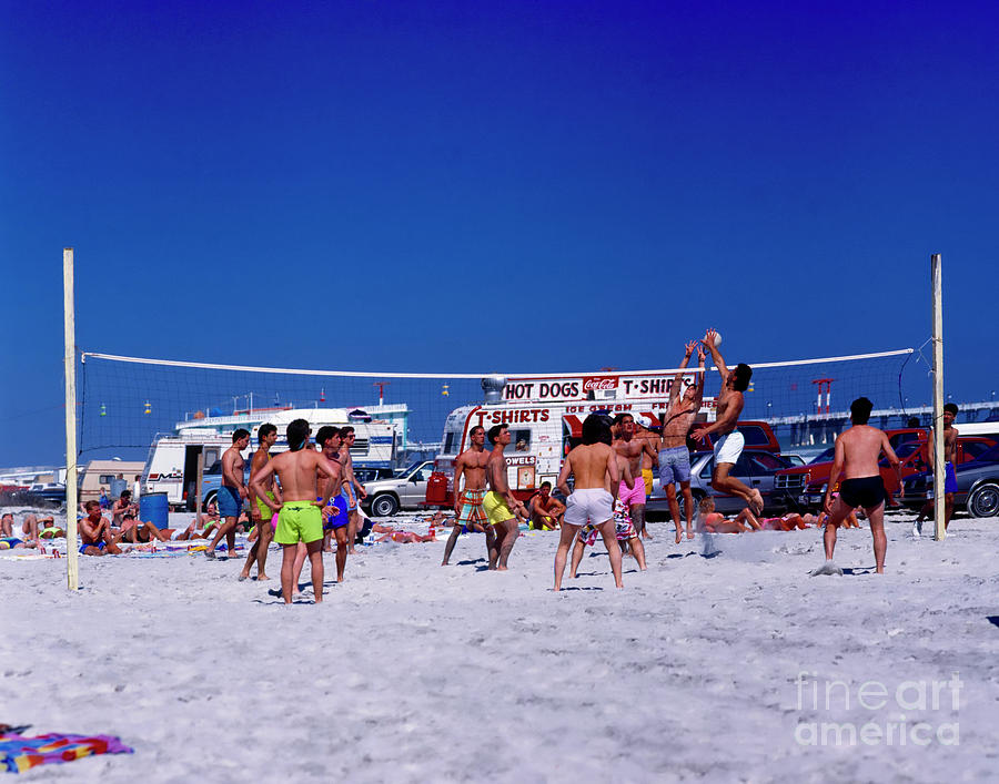 Daytona Beach Volley Ball 2 Photograph by Tom Jelen