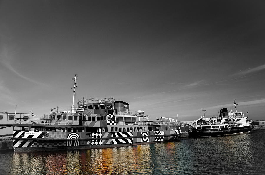Dazzle Ship Photograph by Spikey Mouse Photography