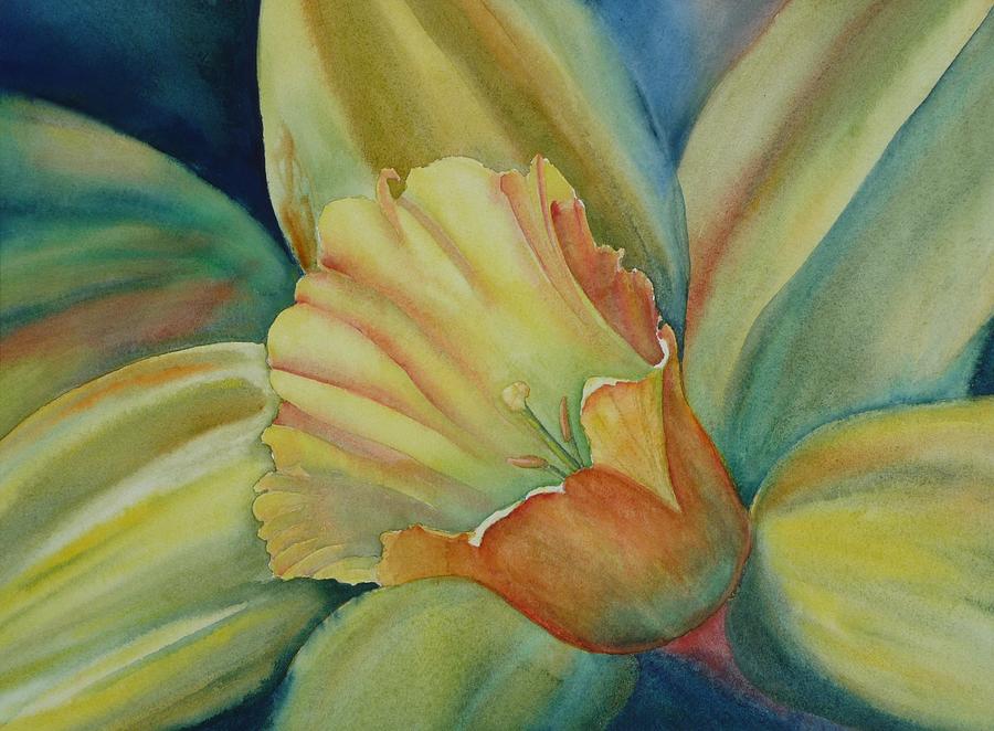 Dazzling Daffodil Painting by Ruth Kamenev