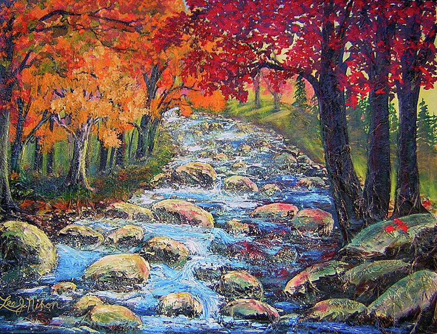 Dazzling View From The Rapidan Painting by Lee Nixon