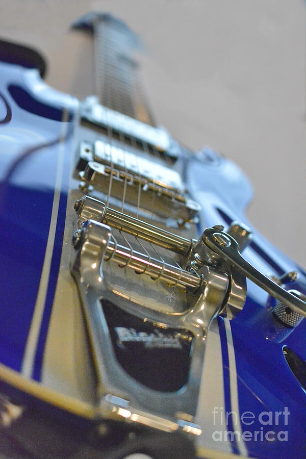 DBZ Diamond Guitar Photograph by Vivian Martin