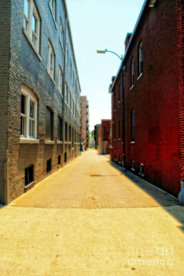 City Photograph - An Alley In Northwest DC 2 by Walter Neal
