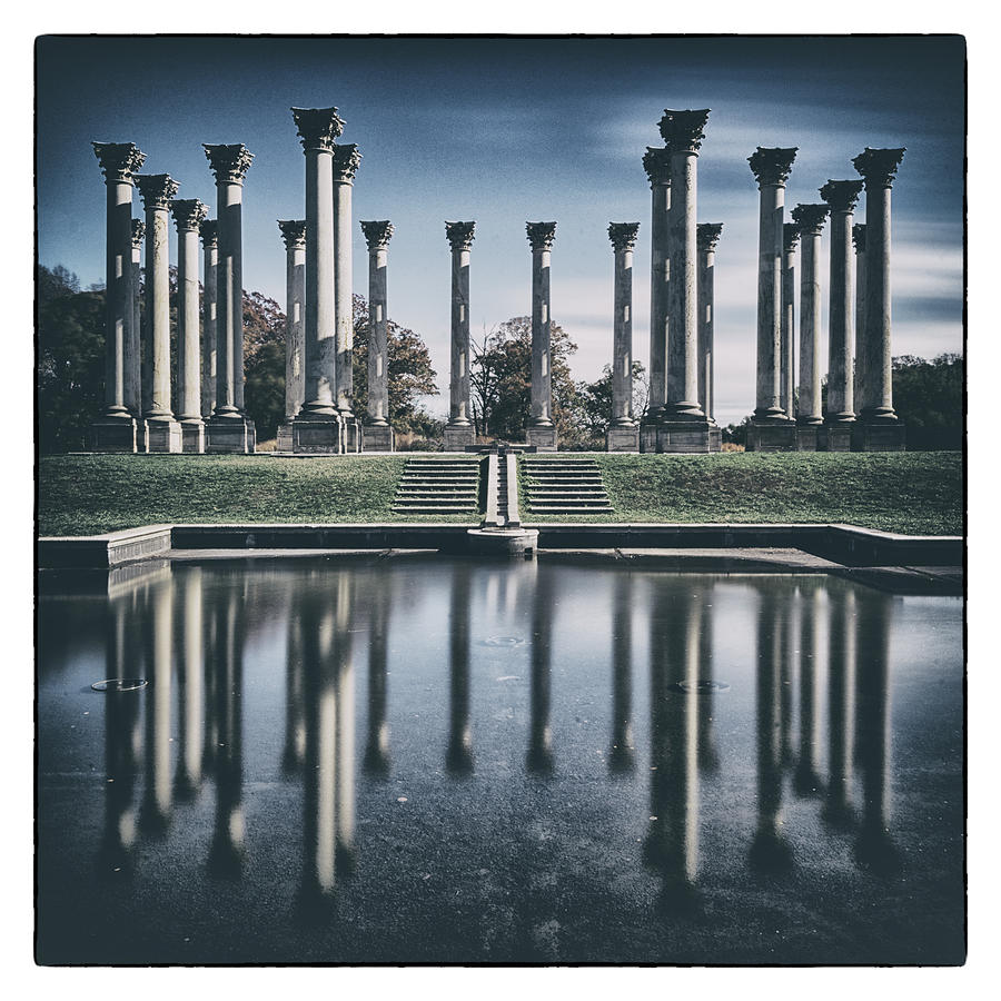 Nature Photograph - DC Columns by Robert Fawcett
