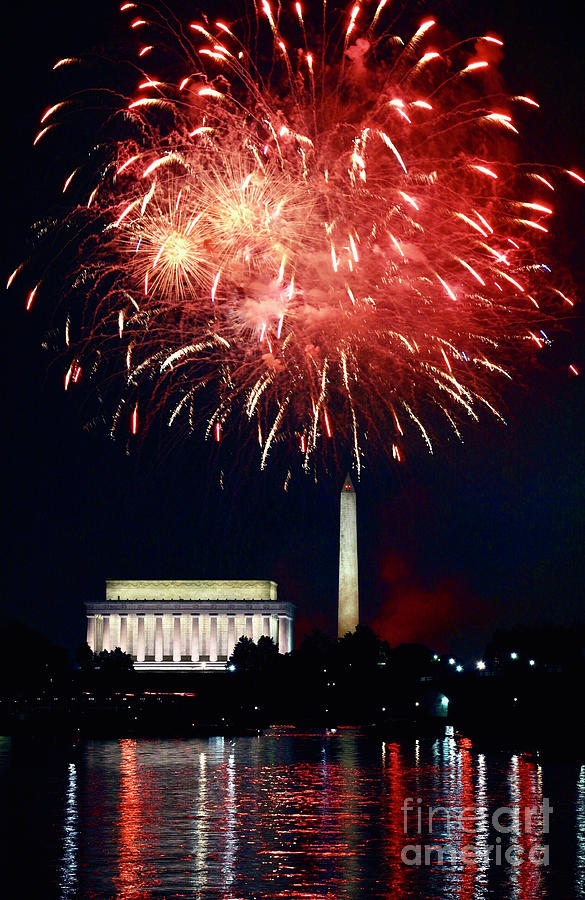 DC Fireworks Photograph by CAC Graphics