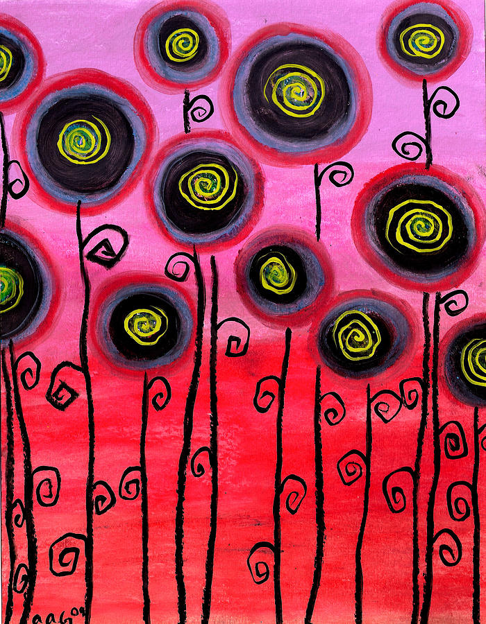 De Color de Rosa Painting by Abril Andrade