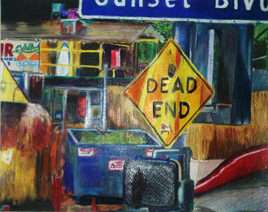 Dead End Drawing by Maria Kobalyan - Fine Art America