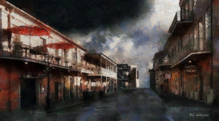 New Orleans Painting - Dead End by RC DeWinter